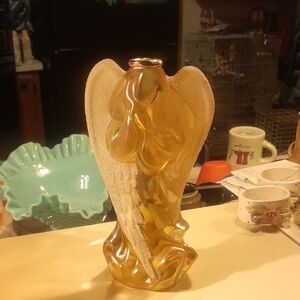 FENTON Golden Angel Figurine